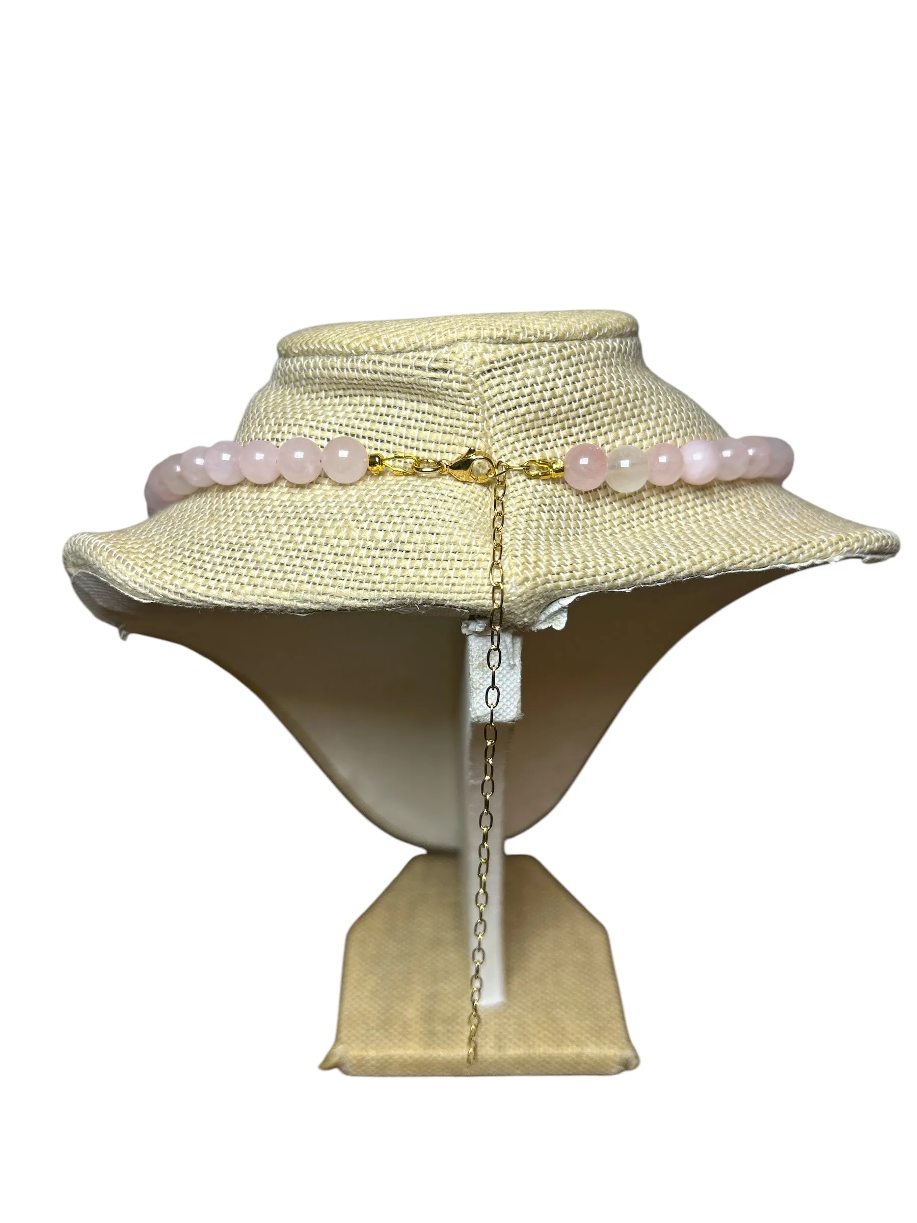 Aphrodite: Rose Quartz Freshwater Pearl