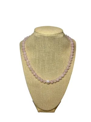 Aphrodite: Rose Quartz Freshwater Pearl
