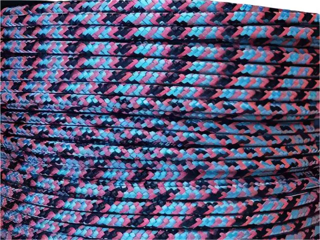 Appaloosa - Aqua-Navy-Pink halter - 6mm