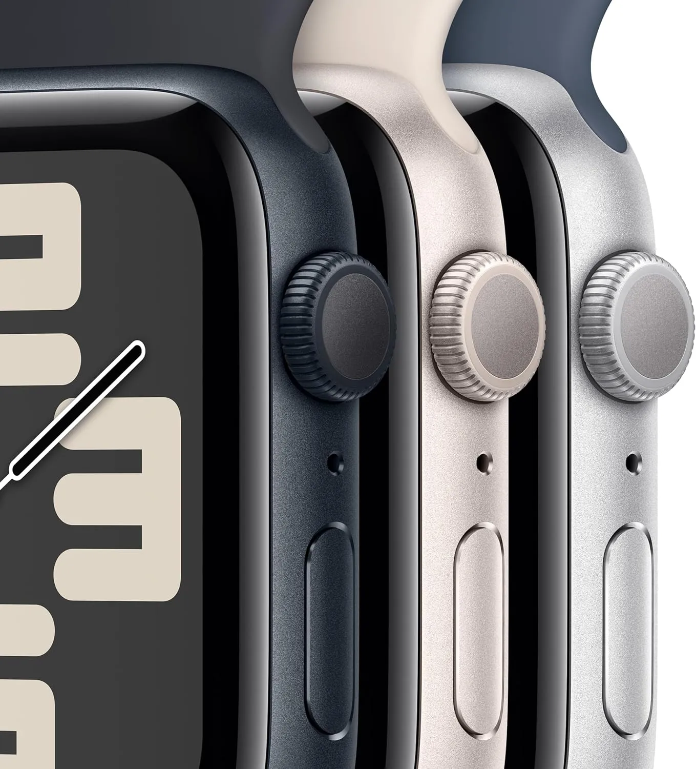 Apple Watch SE (2nd Gen) [GPS 40mm] Smartwatch with Starlight Aluminum Case with Starlight Sport Band S/M. Fitness & Sleep Tracker, Crash Detection, Heart Rate Monitor