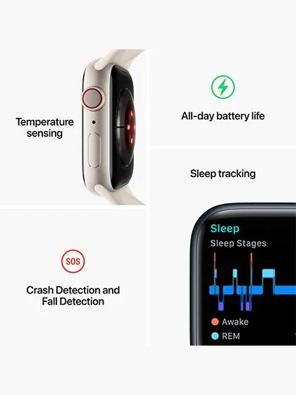 Apple Watch Series 8 GPS   Cellular with Sport Band