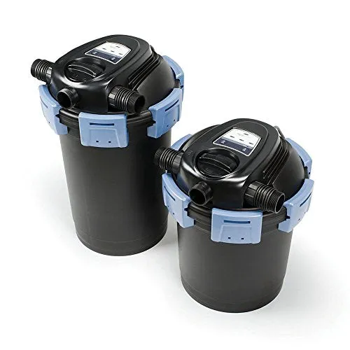Aquascape 95053 UltraKlean 2000 Gallon Biological Pressure Filter with 14 Watt UV Clarifier Sterilizer for Pond Water Feature, 2,700 GPH