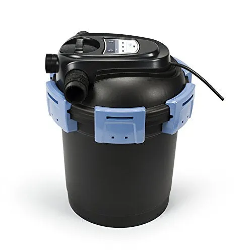 Aquascape 95053 UltraKlean 2000 Gallon Biological Pressure Filter with 14 Watt UV Clarifier Sterilizer for Pond Water Feature, 2,700 GPH