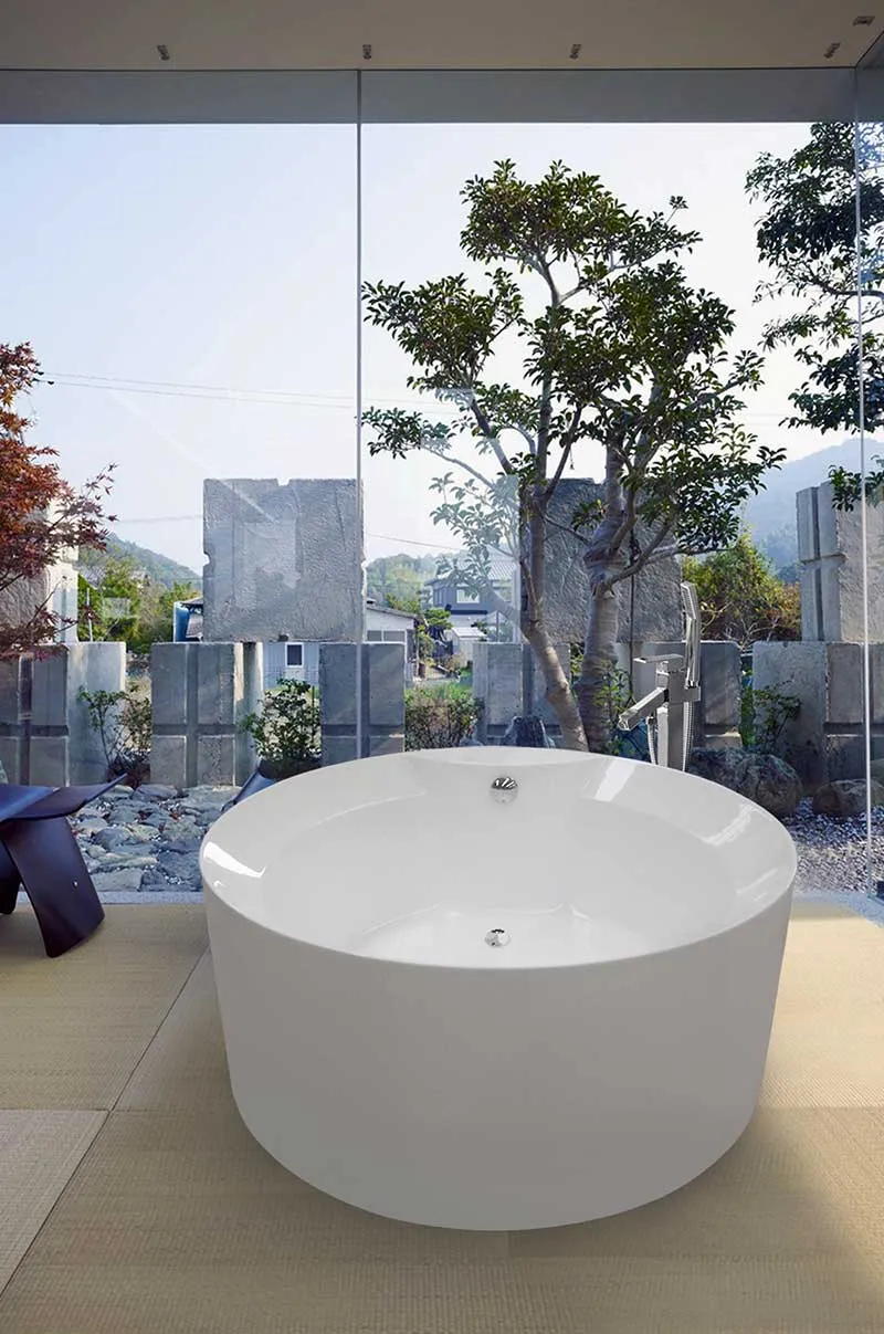 Aquatica PureScape 53" x 53" Freestanding Acrylic Bathtub