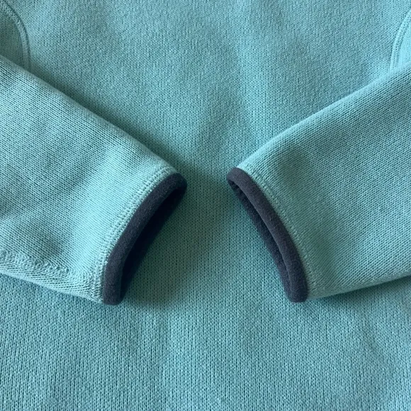 Arc’teryx women’s blue green Polartec pull over knit sweater fleece size small