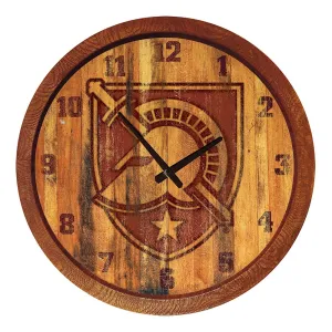 Army Black Knights: Athena's Helmet - Branded "Faux" Barrel Top Wall Clock
