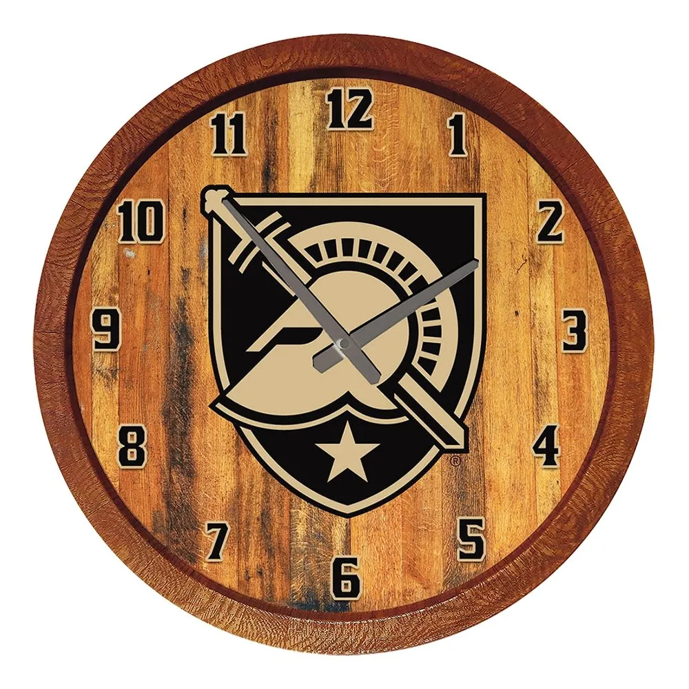 Army Black Knights: Athena's Helmet - "Faux" Barrel Top Wall Clock