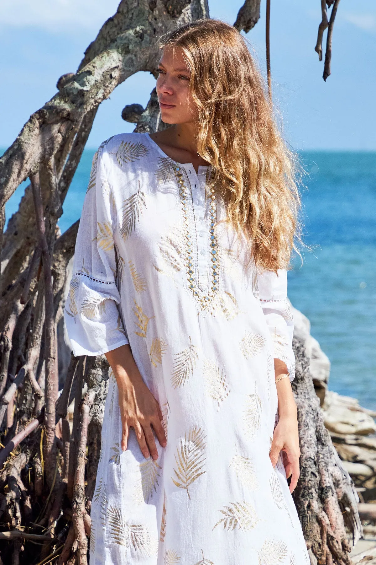 Ash Maxi Tunic White