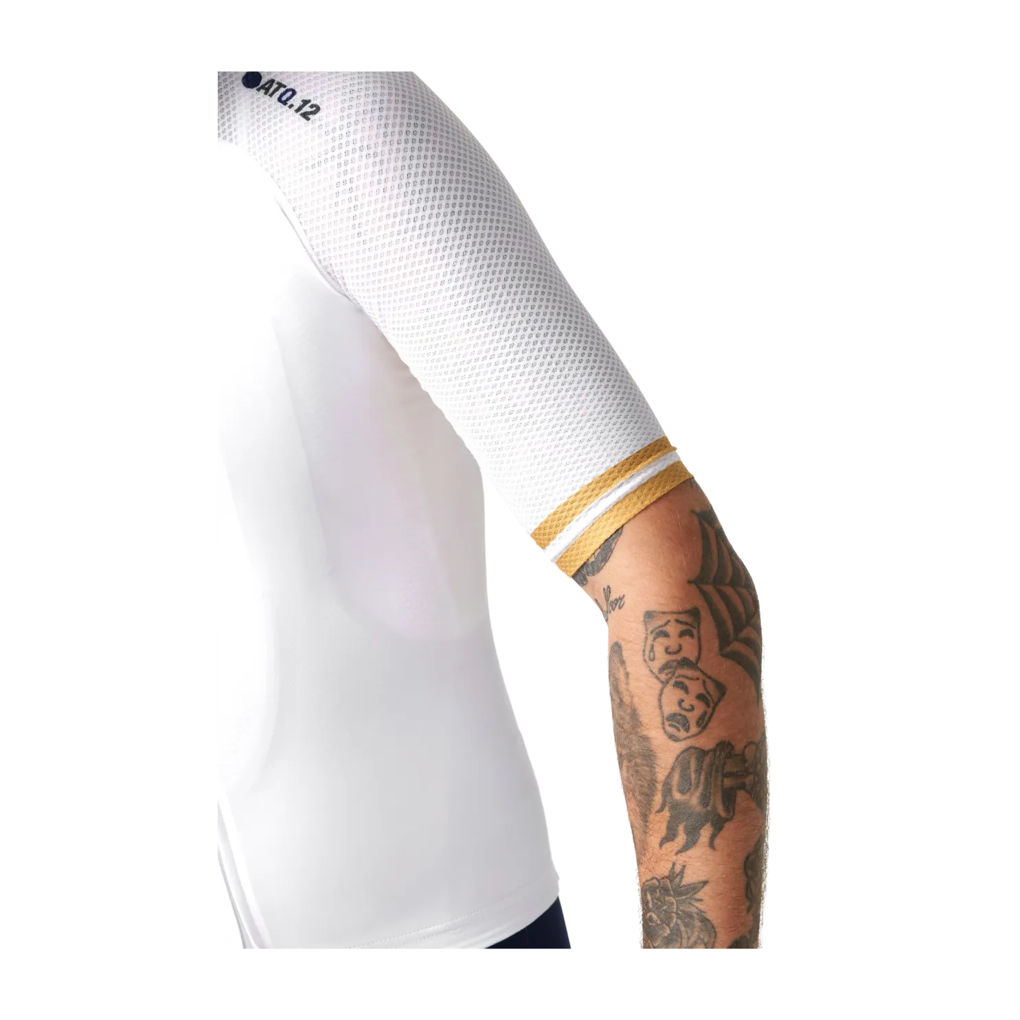 Attaquer All Day Jersey - White/Stripe