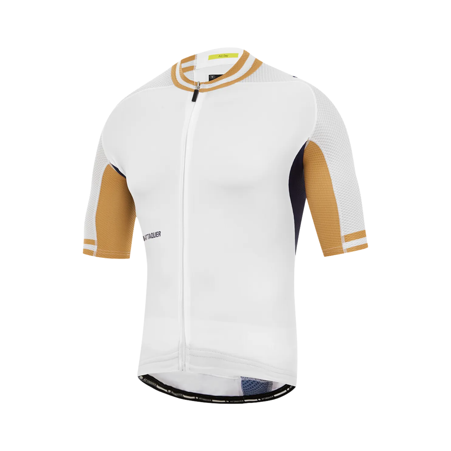 Attaquer All Day Jersey - White/Stripe