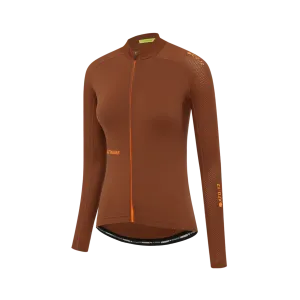 Attaquer Womens All Day Summer Long Sleeve Jersey - Burnt Orange