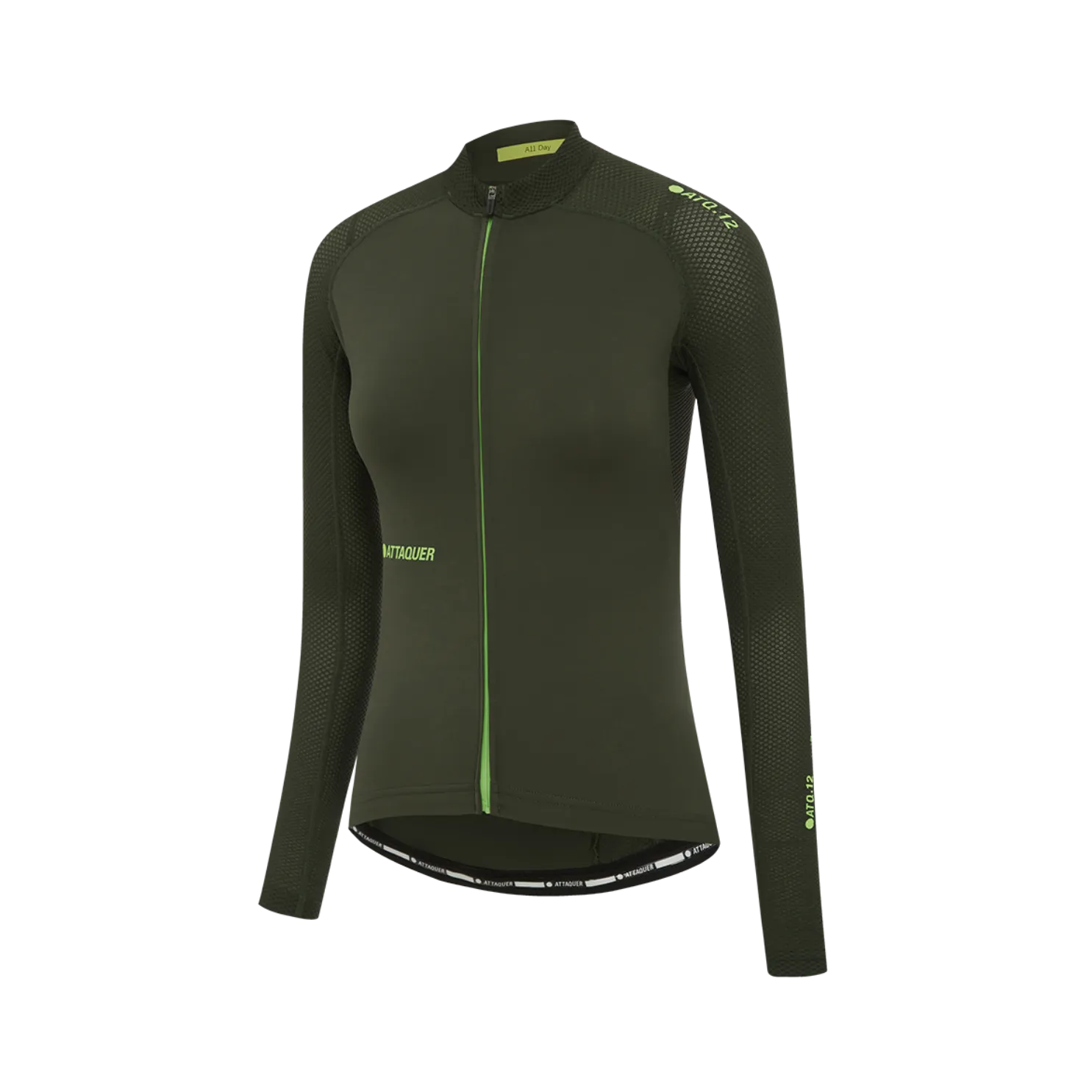 Attaquer Womens All Day Summer Long Sleeve Jersey - Pine