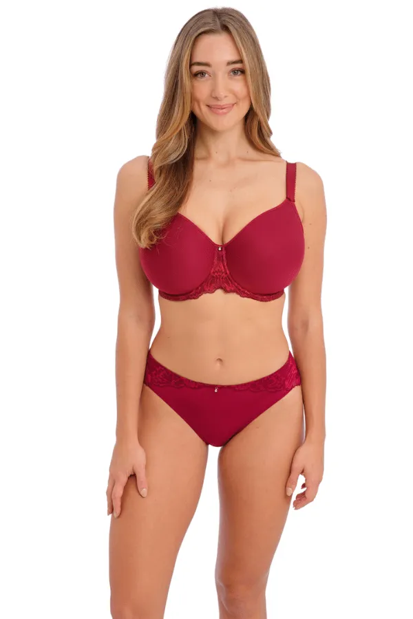 Aubree Moulded Spacer Bra - Red