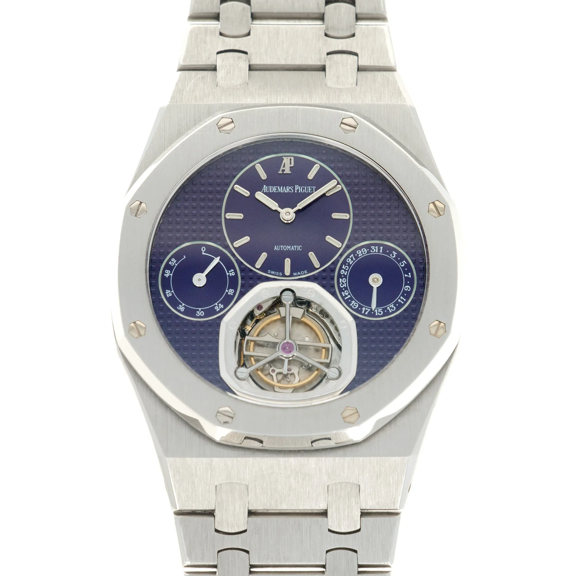 Audemars Piguet Platinum Royal Oak Anniversary Tourbillon Watch, Ref. 25831