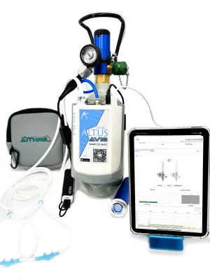 AVI8 2-Place Smart O2 Valve with 152L Bottle and Altus Meso