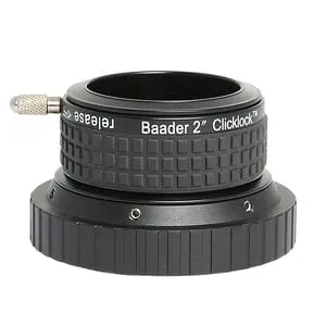 Baader 2" Clicklock Clamp M54i for Bresser, Omegon and Explore Scientific Newtonian Focuserss (has internal M54x0.75 thread) - 2956253