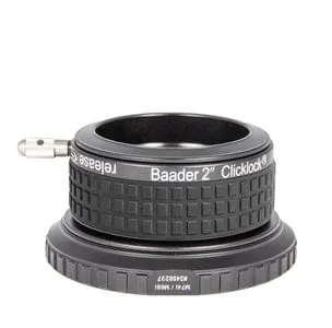 Baader 2" Clicklock Clamp M54i for Bresser, Omegon and Explore Scientific Newtonian Focuserss (has internal M54x0.75 thread) - 2956253