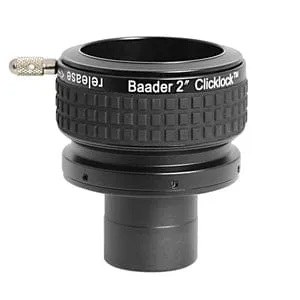 Baader 2" Clicklock Clamp M54i for Bresser, Omegon and Explore Scientific Newtonian Focuserss (has internal M54x0.75 thread) - 2956253
