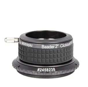 Baader 2" Clicklock Clamp M54i for Bresser, Omegon and Explore Scientific Newtonian Focuserss (has internal M54x0.75 thread) - 2956253