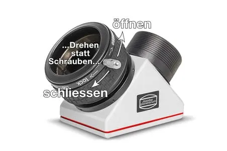Baader 2" Clicklock Clamp M54i for Bresser, Omegon and Explore Scientific Newtonian Focuserss (has internal M54x0.75 thread) - 2956253