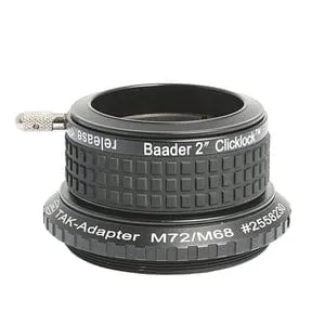 Baader 2" Clicklock Clamp M54i for Bresser, Omegon and Explore Scientific Newtonian Focuserss (has internal M54x0.75 thread) - 2956253