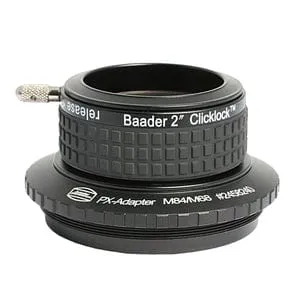 Baader 2" Clicklock Clamp M54i for Bresser, Omegon and Explore Scientific Newtonian Focuserss (has internal M54x0.75 thread) - 2956253