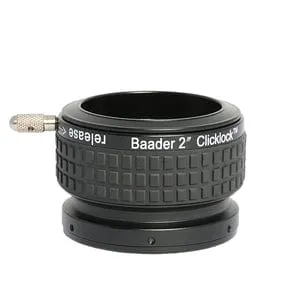 Baader 2" Clicklock Clamp M54i for Bresser, Omegon and Explore Scientific Newtonian Focuserss (has internal M54x0.75 thread) - 2956253