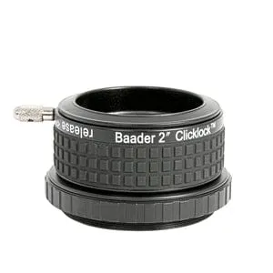 Baader 2" Clicklock Clamp M54i for Bresser, Omegon and Explore Scientific Newtonian Focuserss (has internal M54x0.75 thread) - 2956253