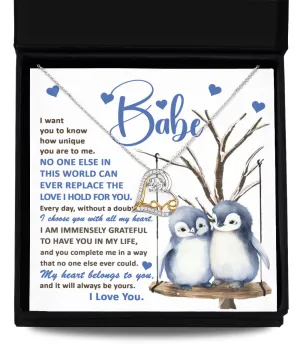 Babe-Belongs To You - Love Dancing Necklace