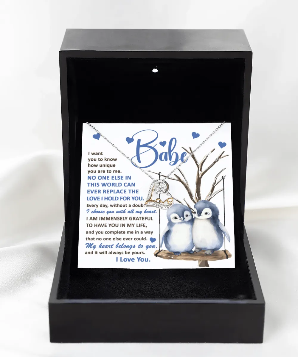 Babe-Belongs To You - Love Dancing Necklace