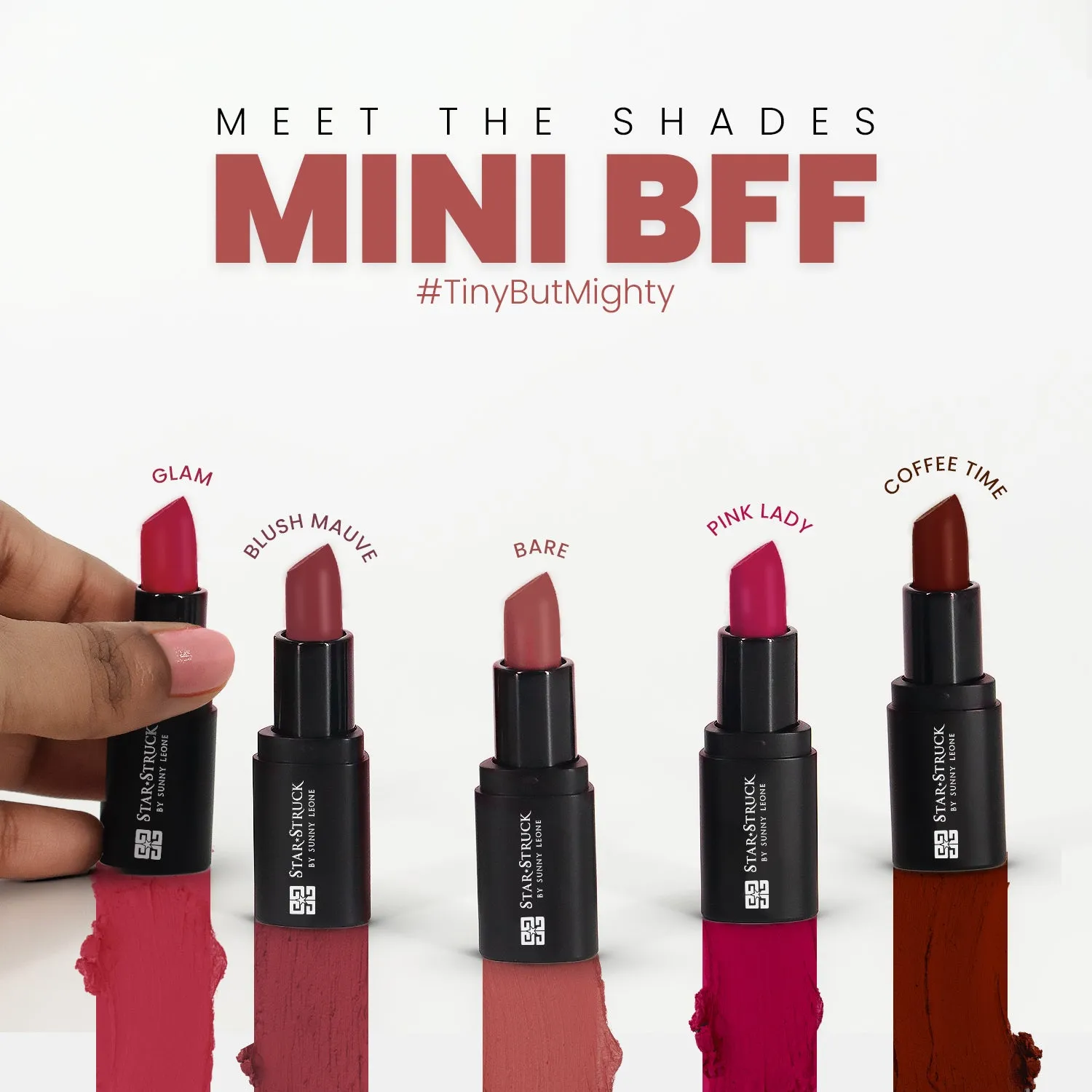 Bare - Mini BFF Lipstick, Nude | 1.6gms