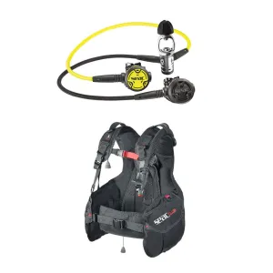 BARGAIN BUSTER SEAC PACKAGE: Club BCD With PX100 Regulator Combo Yoke - INT