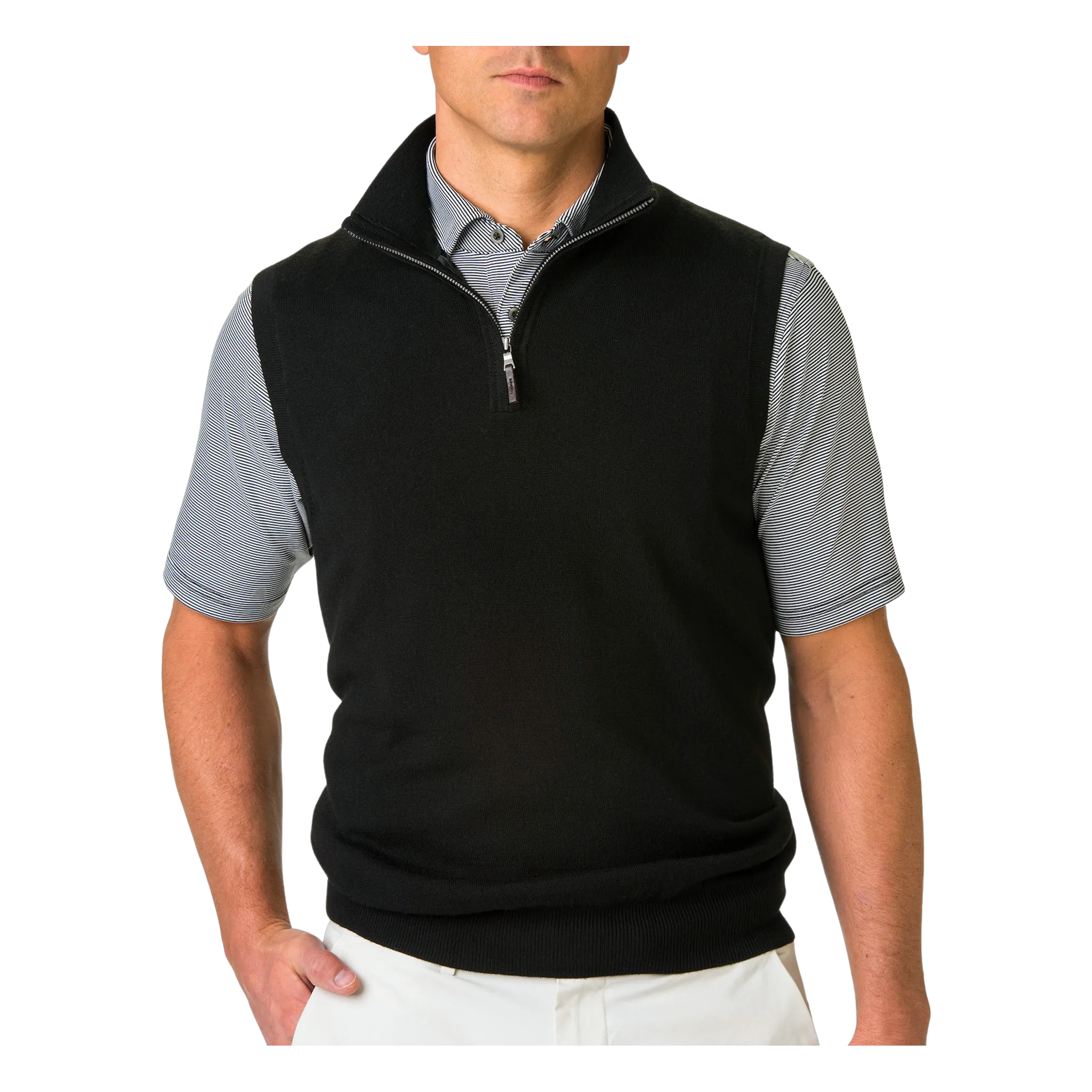 Baruffa Merino 1/4 Zip Windvest