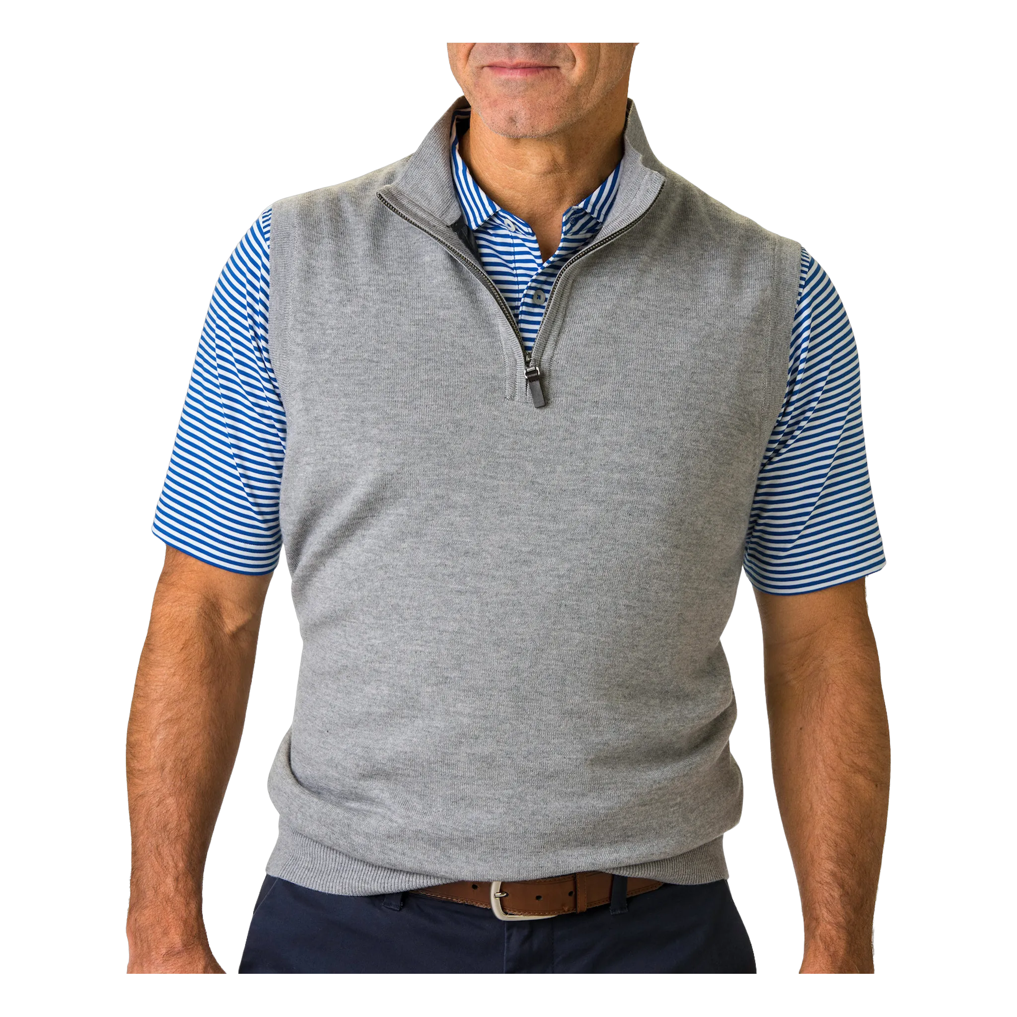 Baruffa Merino 1/4 Zip Windvest