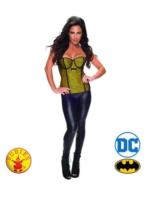 Batgirl Fishnet Overlay Corset Size M
