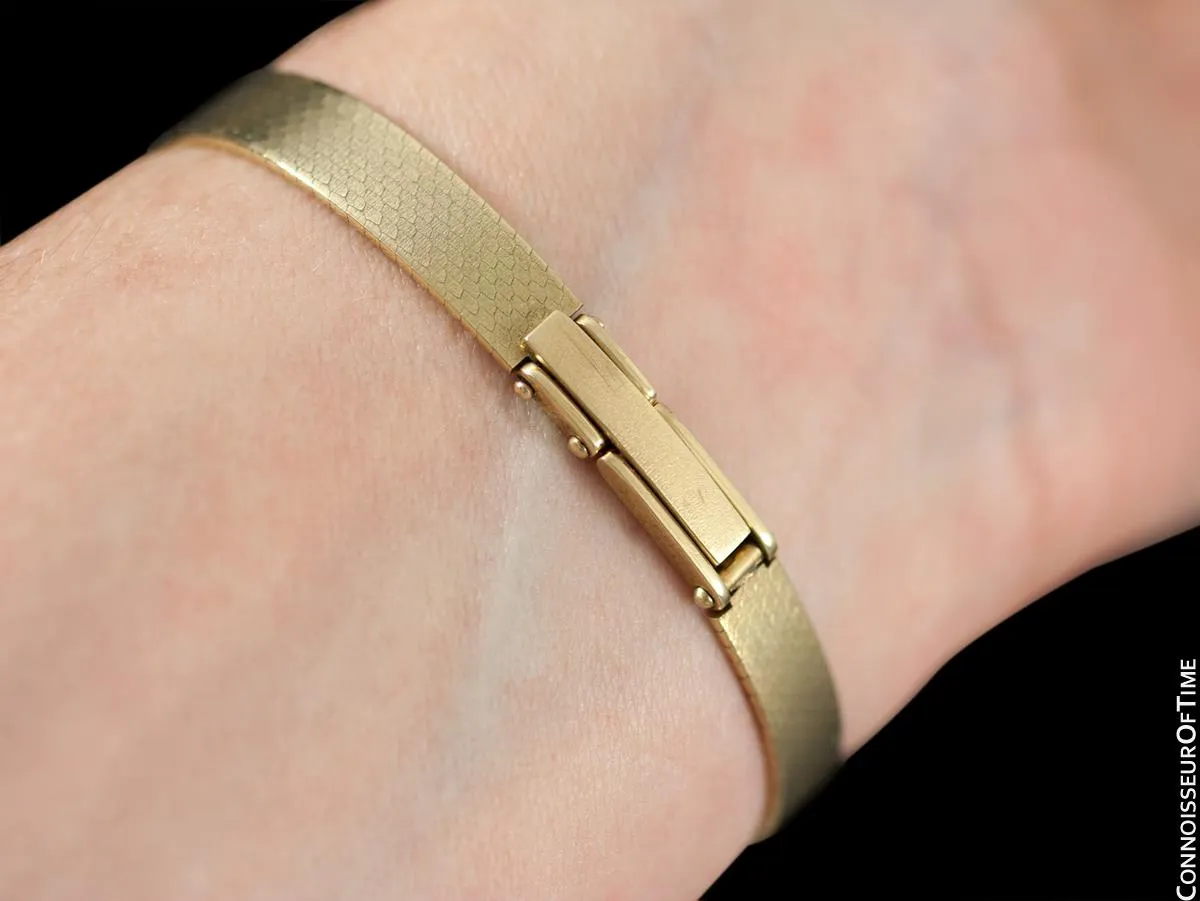 Baume & Mercier Vintage Ladies Bracelet Watch with Box & Papers - 14K Gold