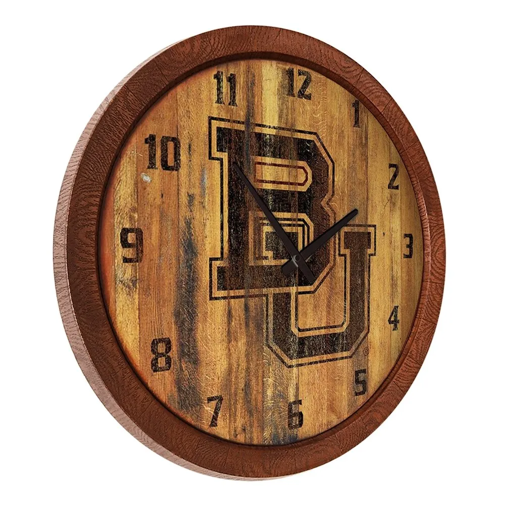Baylor Bears: Branded "Faux" Barrel Top Wall Clock