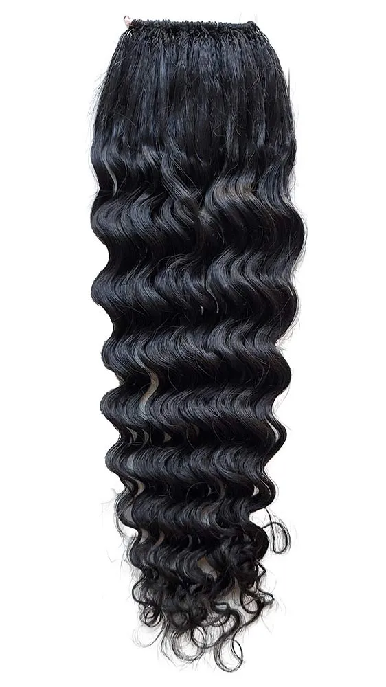 Beach Curl 100% Human Hair Crochet Braids 18"