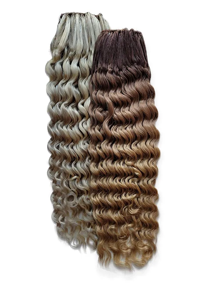 Beach Curl 100% Human Hair Crochet Braids 18"