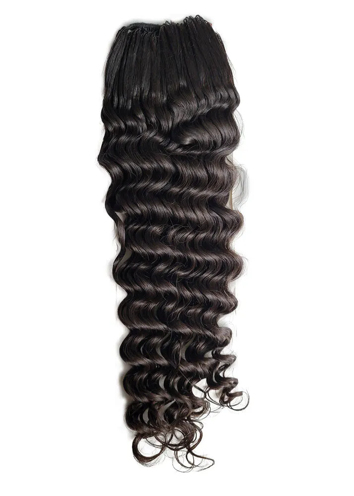 Beach Curl 100% Human Hair Crochet Braids 18"