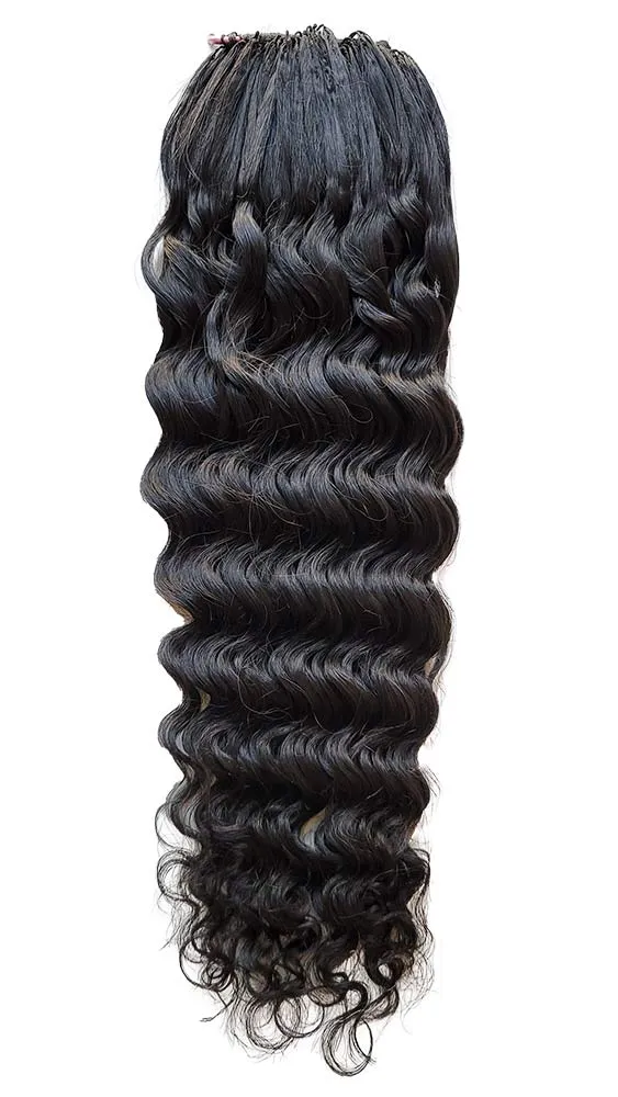 Beach Curl 100% Human Hair Crochet Braids 18"