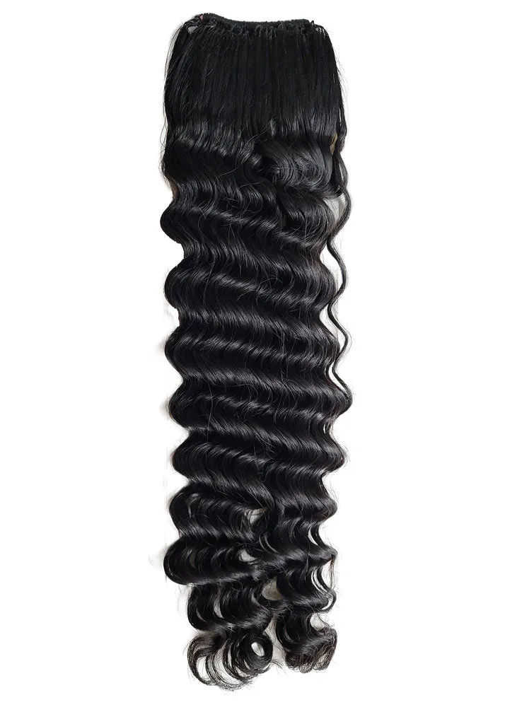 Beach Curl 100% Human Hair Crochet Braids 18"