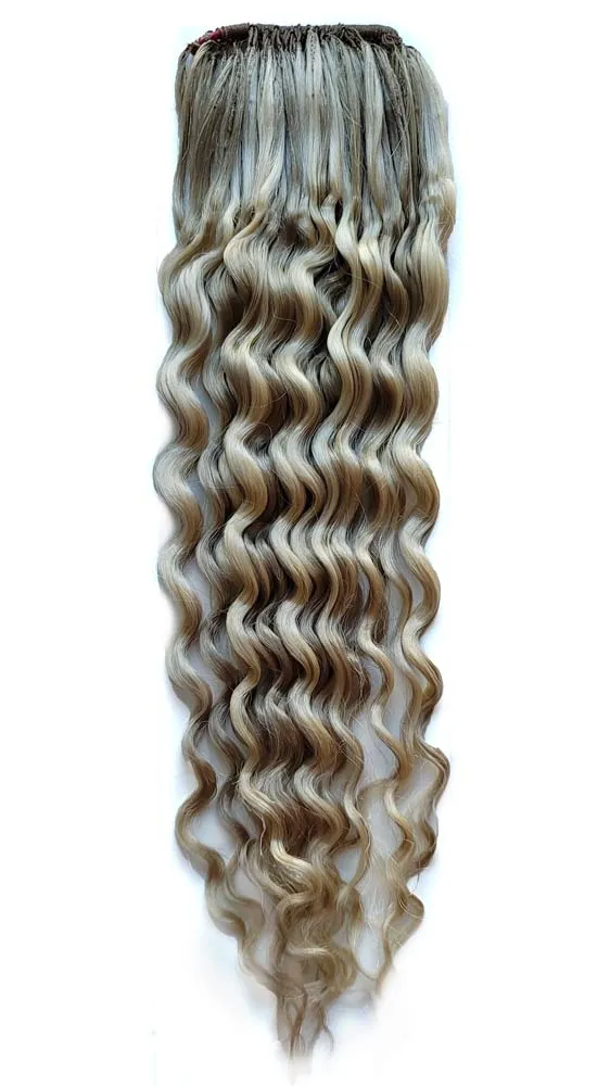 Beach Curl 100% Human Hair Crochet Braids 18"