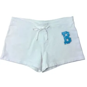 Bebe Shorts With Sequins and Embroidery White Size XS
