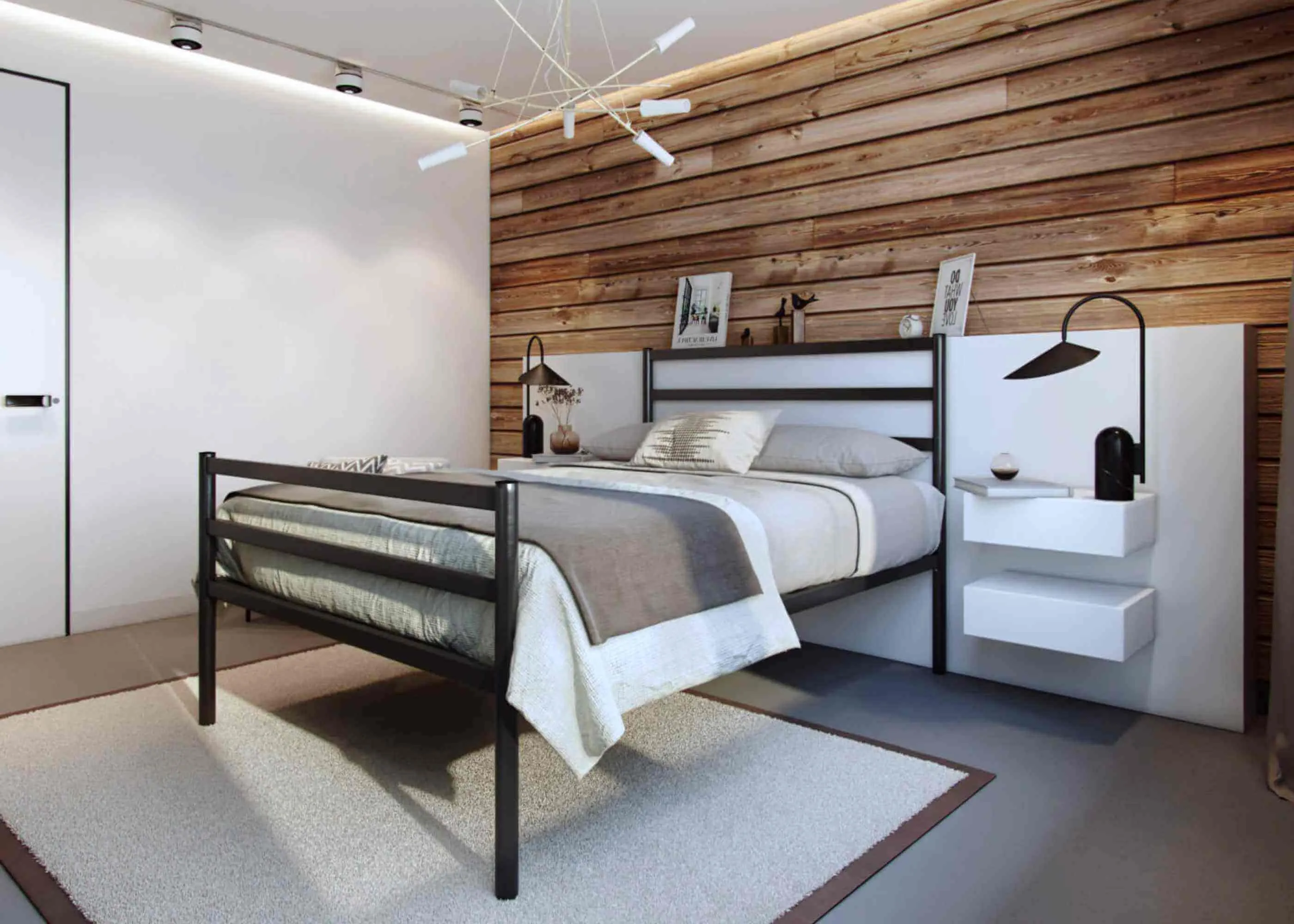 Becky Bed with Mattress Bundle
