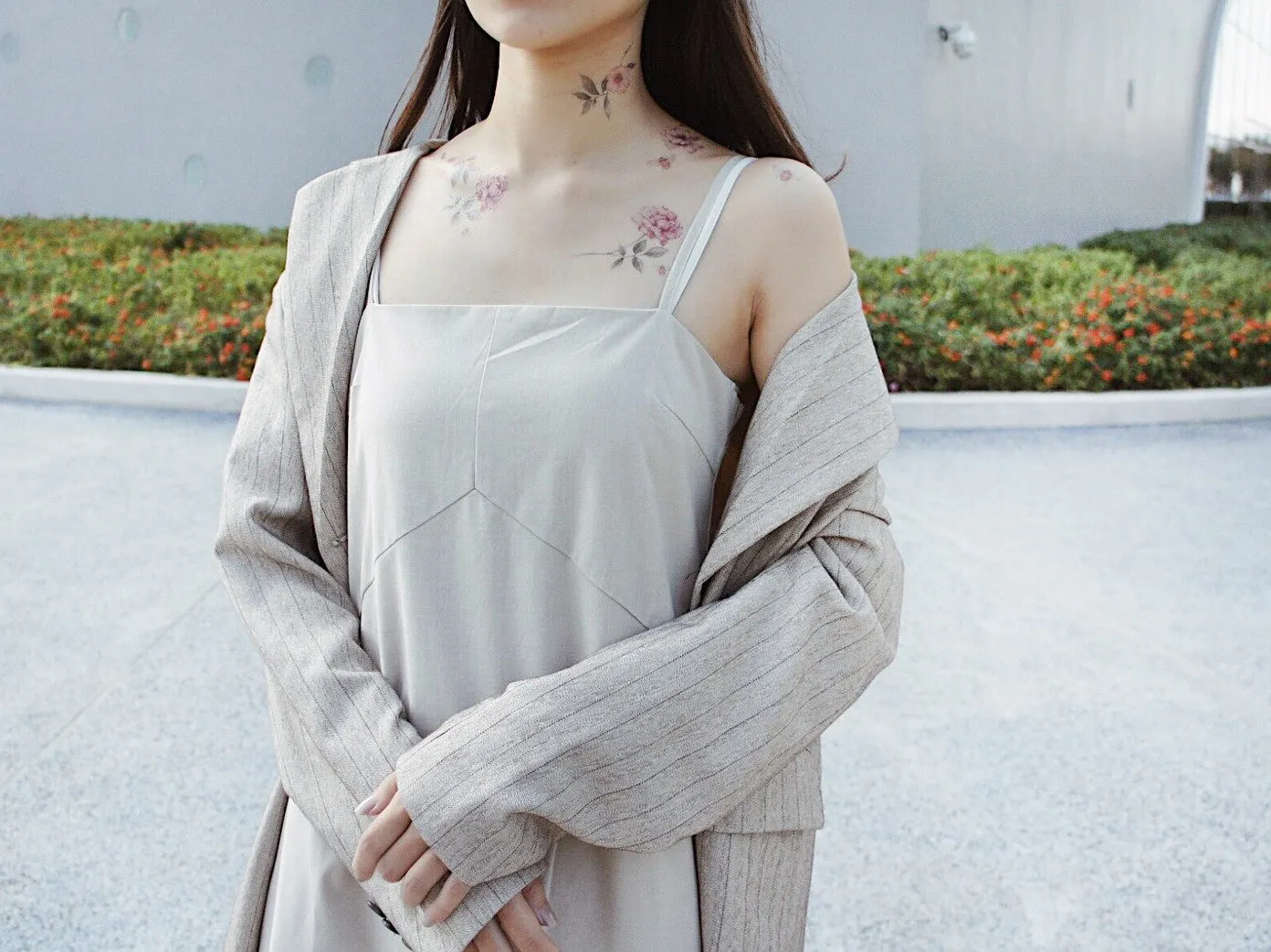 Bees Garden Temporary Tattoo