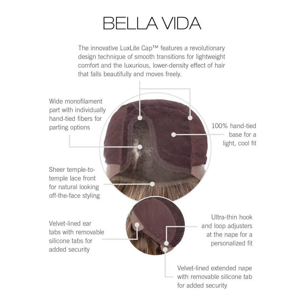 Bella Vida by Raquel Welch (Hand Tied-Lace Front-Mono Part Wig)