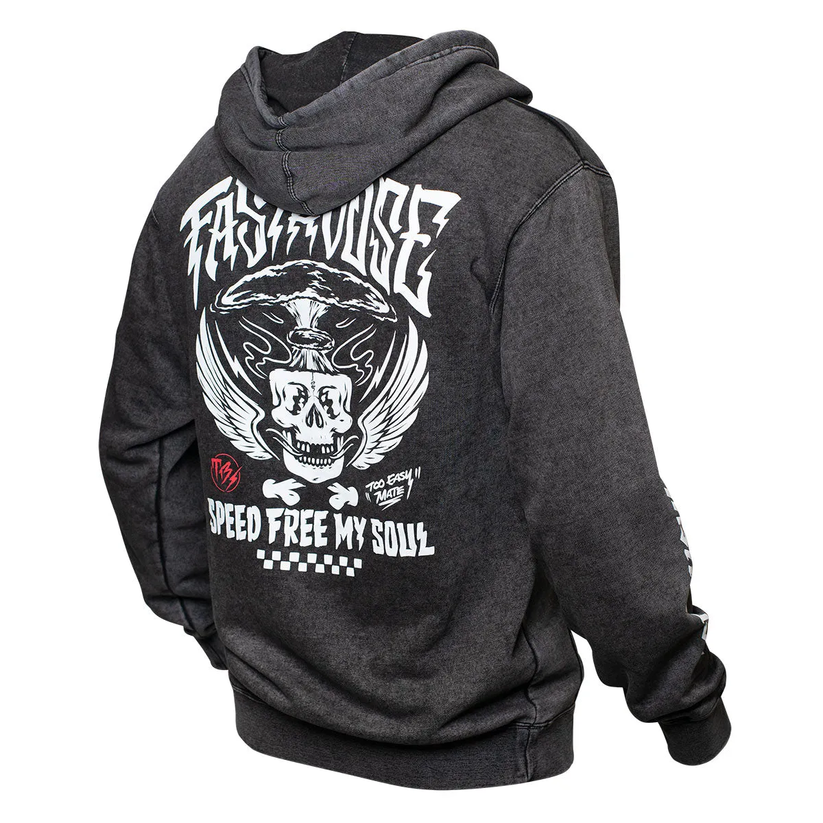 Beredude Hooded Pullover - Vintage Black
