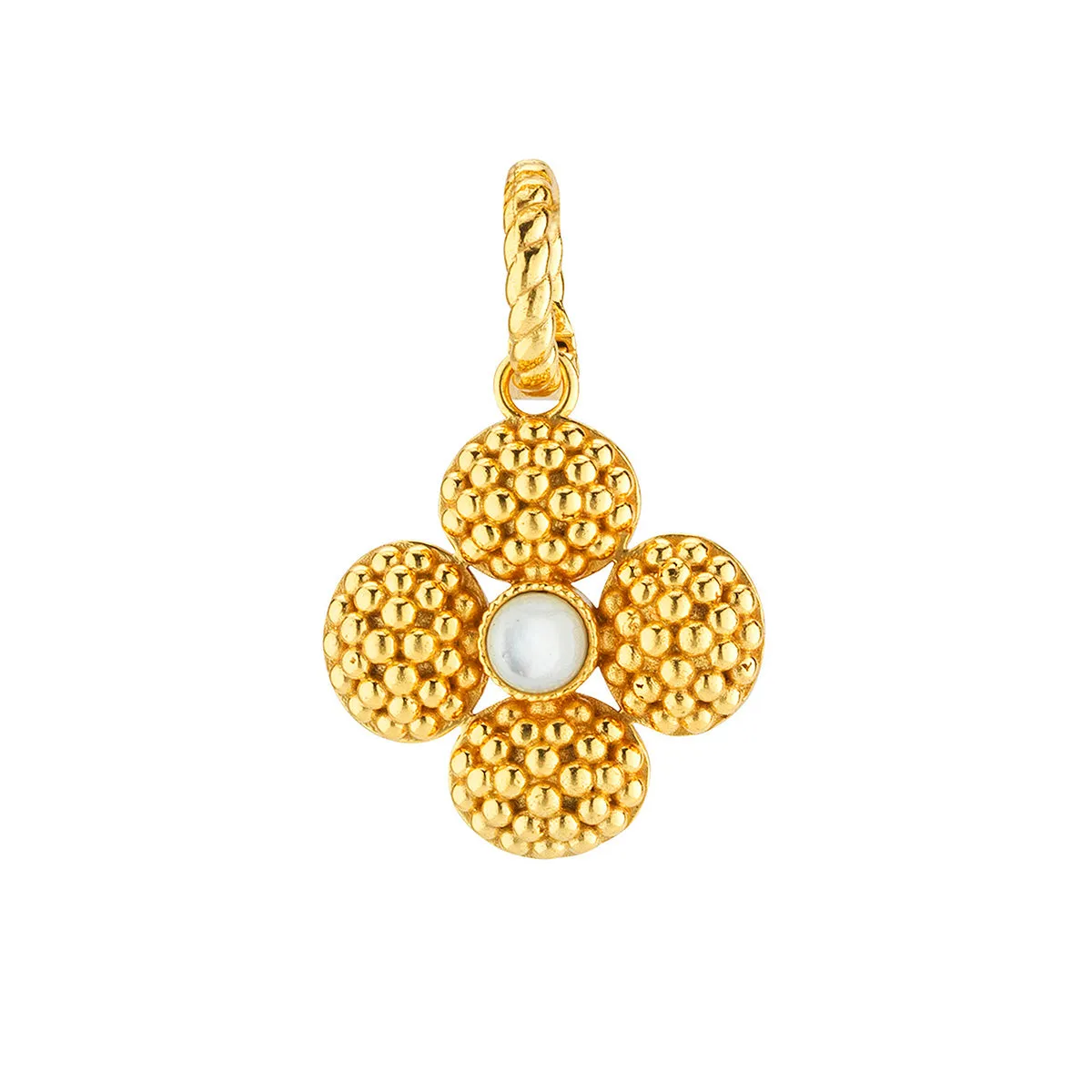 Berry Clover Double Sided Pendant