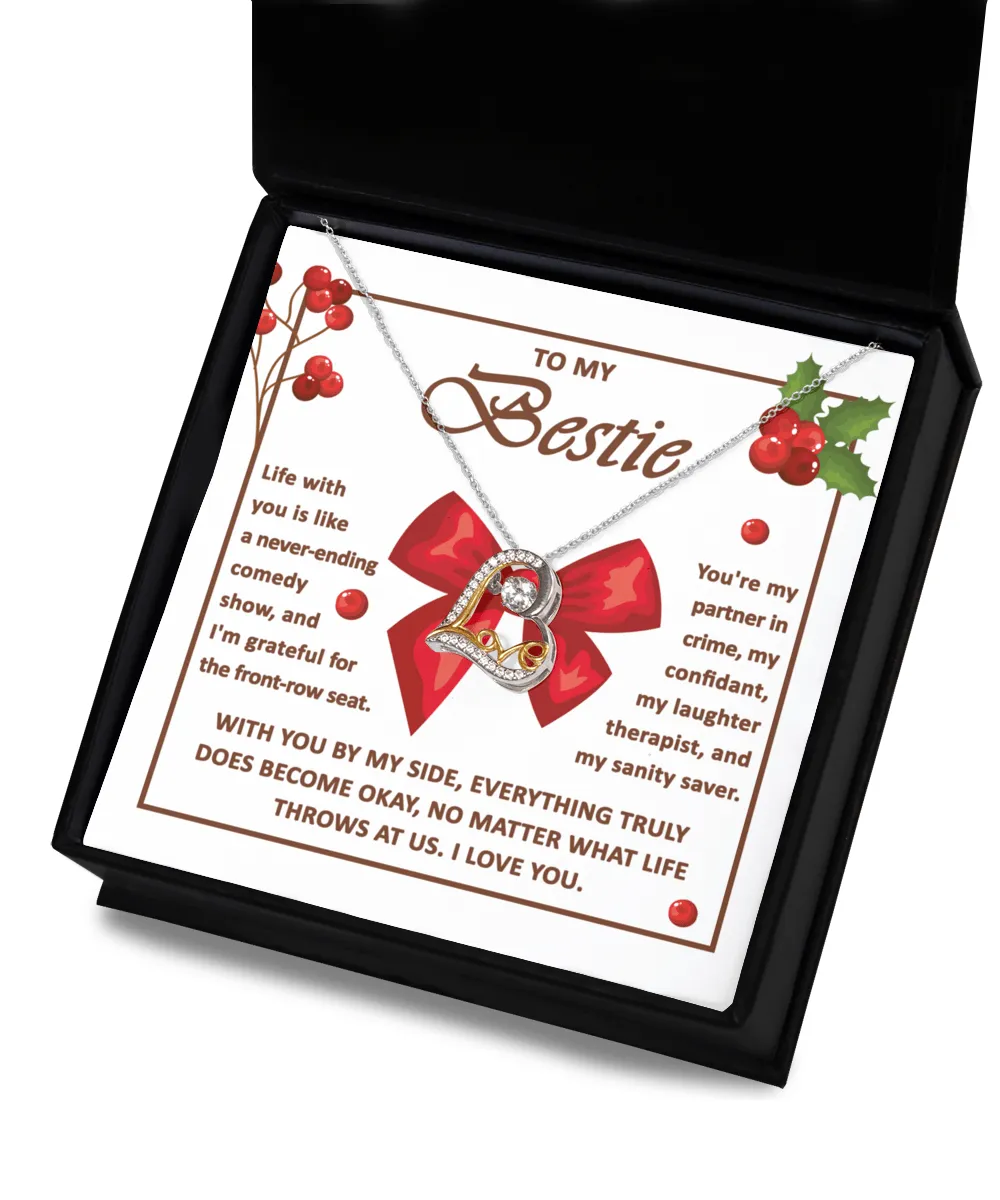 Bestie-Life With You - Love Dancing Necklace
